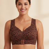 AURAFIT — postura erguida, leopardo marrón